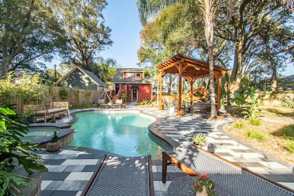 Unique Studio W Pool Spa & Gardens Near Downtown Jacksonville Luaran gambar