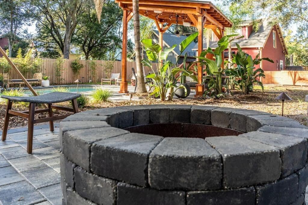 Unique Studio W Pool Spa & Gardens Near Downtown Jacksonville Luaran gambar