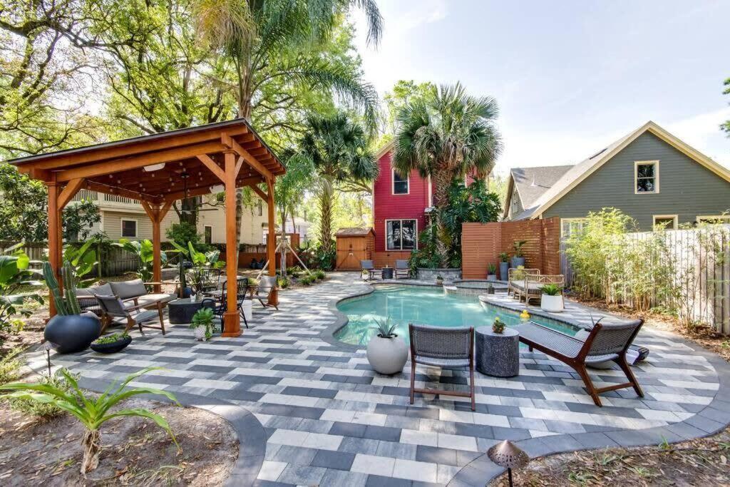 Unique Studio W Pool Spa & Gardens Near Downtown Jacksonville Luaran gambar