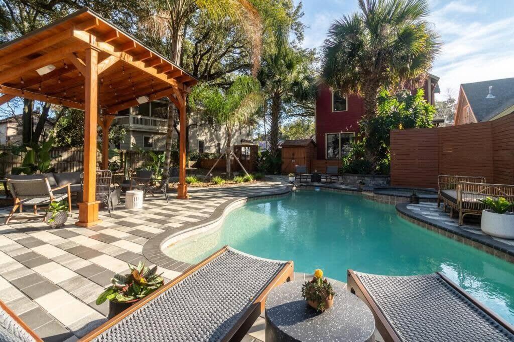Unique Studio W Pool Spa & Gardens Near Downtown Jacksonville Luaran gambar